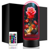 LED NIGHT LAMP ROSE 3D ROSES + REMOTE