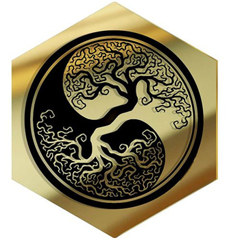 MIRROR DECORATIVE PANEL FOR THE WALL HEXAGON