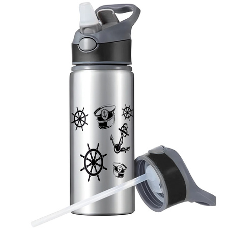 MUG SPORTS BOTTLE WATER BOTTLE WITH STRAW WITH HANDLE SURVIVAL 