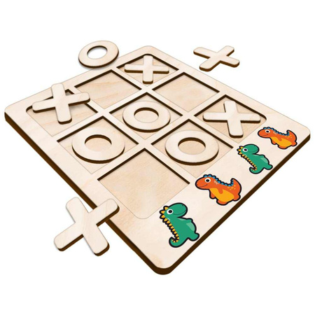 TIC TACK TOE GAME DINOSAUR