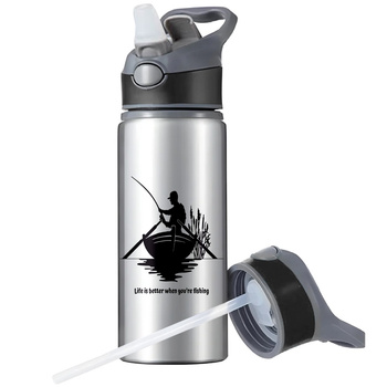 MUG SPORTS BOTTLE WATER BOTTLE WITH STRAW WITH HANDLE SURVIVAL