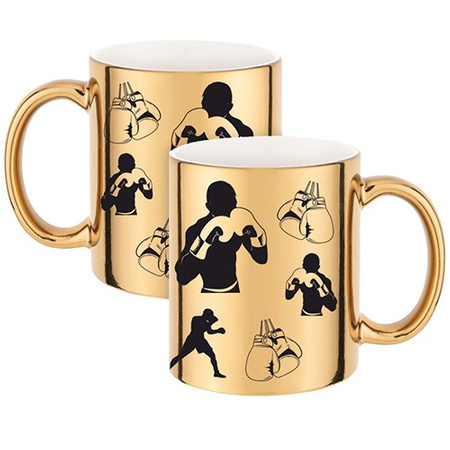 MUG FOR A BOXER BOXING