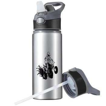 MUG SPORTS BOTTLE WATER BOTTLE WITH STRAW WITH HANDLE SURVIVAL