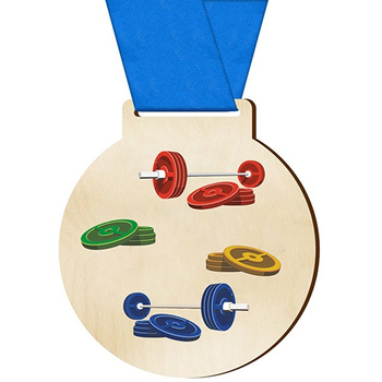 Medal sportowy podnoszenie ciężarów