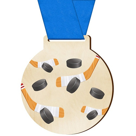 Medal sportowy hokej dla hokeisty 