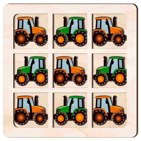 TIC TACK TOE GAME TRACTOR