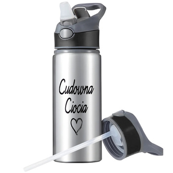 MUG SPORTS BOTTLE WATER BOTTLE WITH STRAW WITH HANDLE SURVIVAL