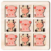 TIC TACK TOE GAME COW AND PIGGY