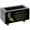 FLOWER POT FOR GRAVE ALL SAINTS CEMETERY HEART CROSS CANDLE