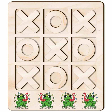 TIC TACK TOE GAME FROG