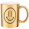 SMILE gold mirror mug