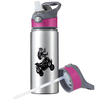 MUG SPORTS BOTTLE WATER BOTTLE WITH STRAW WITH HANDLE SURVIVAL