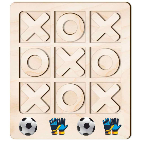 TIC TACK TOE GAME BALL AND GLOVES