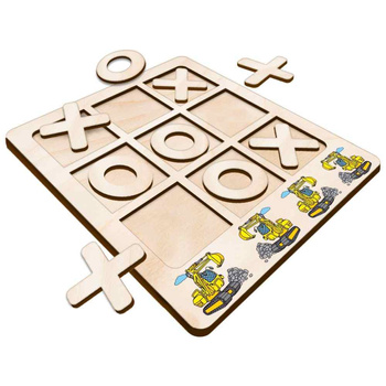TIC TACK TOE GAME EXCAVATOR MACHINE