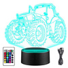  NIGHT LAMP Tractor Farm Tractor 3D LED + REMOTE CONTROL