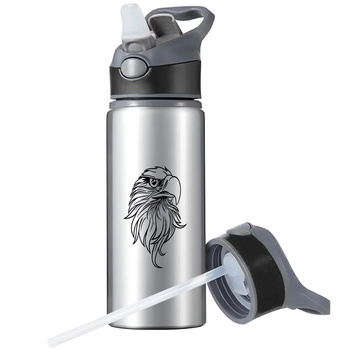 MUG SPORTS BOTTLE WATER BOTTLE WITH STRAW WITH HANDLE SURVIVAL