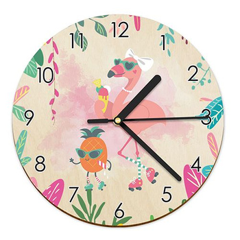 WOODEN WALL CLOCK FOR CHILDREN