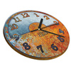 WALL CLOCK WOODEN IRON