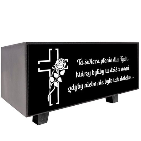 FLOWER POT FOR GRAVE ALL SAINTS CEMETERY HEART CROSS CANDLE
