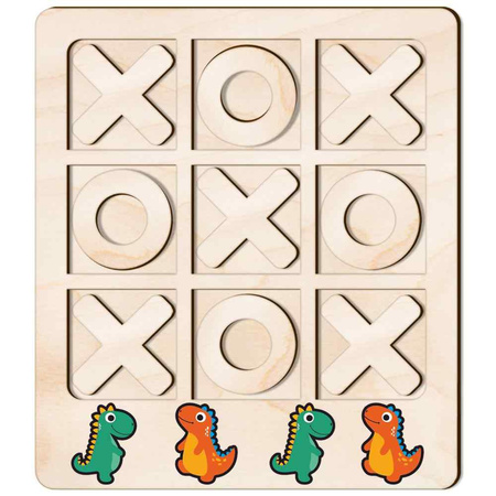 TIC TACK TOE GAME DINOSAUR