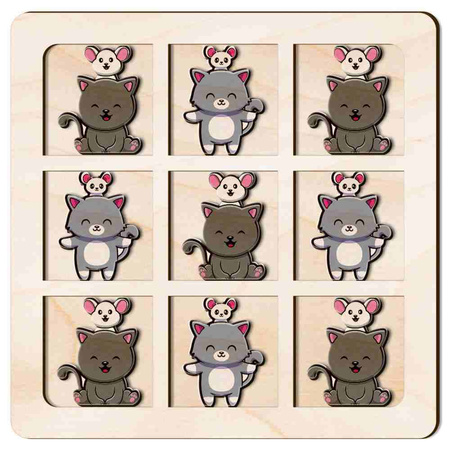 TIC TACK TOE GAME CAT AND MOUSE
