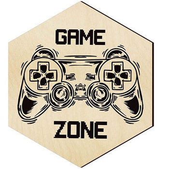 WOODEN DECORATIVE PANEL FOR A WALL HEXAGON