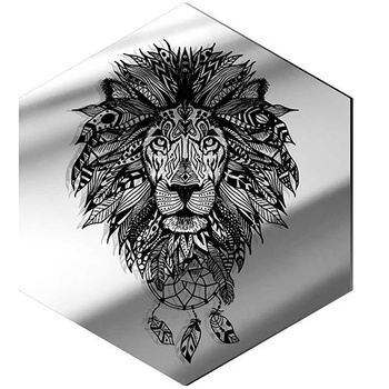 MIRROR DECORATIVE PANEL FOR THE WALL HEXAGON