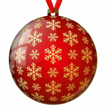 Wooden bauble for the Christmas tree