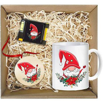 BASKET GIFT SET FOR SANTA'S DAY CHRISTMAS GIFT CHRISTMAS TREE CHRISTMAS BOX