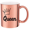 QUEEN pink mirror mug