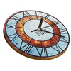 WALL CLOCK WOODEN IRON