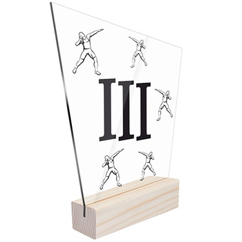 3rd place Sports statuette shot put