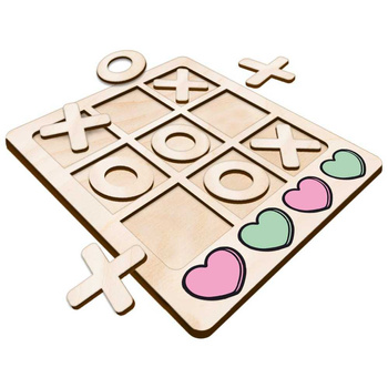 TIC TACK TOE GAME HEART HEARTS