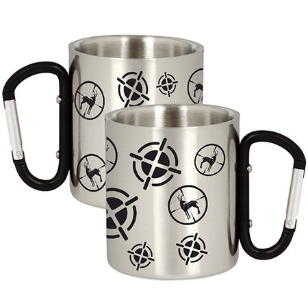 METAL MUG FOR THE HUNTER HUNTING