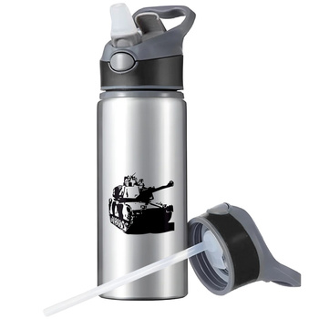 MUG SPORTS BOTTLE WATER BOTTLE WITH STRAW WITH HANDLE SURVIVAL