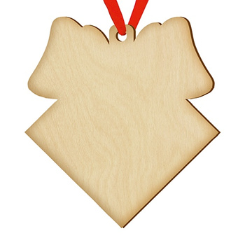 Wooden bauble for the Christmas tree