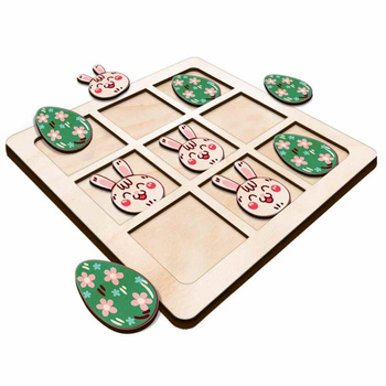 TIC TACK TOE GAME HARE AND EGG