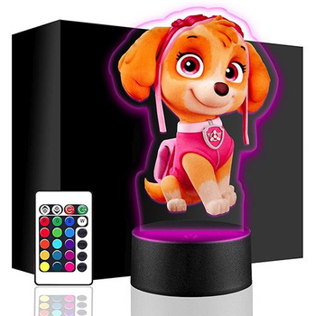 PAW PATROL SKY 3D LED REMOTE CONTROL NIGHT LAMP