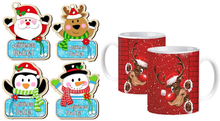 BASKET GIFT SET FOR SANTA'S DAY CHRISTMAS GIFT CHRISTMAS TREE CHRISTMAS BOX