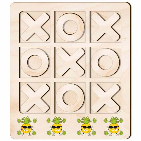 TIC TACK TOE GAME PINEAPPLE