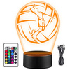  LED NIGHT LAMP VOLLEYBALL 3D BALL + REMOTE