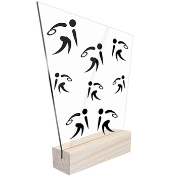 Sports statuette discus throw