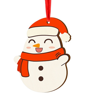 Wooden bauble for the Christmas tree