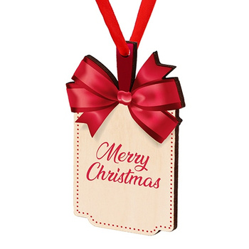 Wooden bauble for the Christmas tree