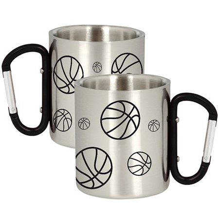 METAL MUG FOR A BASKETBALL PLAYER