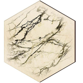 WOODEN DECORATIVE PANEL FOR A WALL HEXAGON