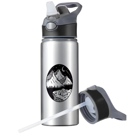MUG SPORTS BOTTLE WATER BOTTLE WITH STRAW WITH HANDLE SURVIVAL 