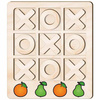 TIC TACK TOE GAME ORANGE AND PEAR