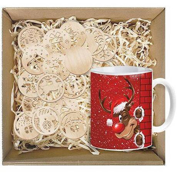 BASKET GIFT SET FOR SANTA'S DAY CHRISTMAS GIFT CHRISTMAS TREE CHRISTMAS BOX