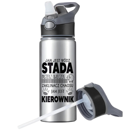 MUG SPORTS BOTTLE WATER BOTTLE WITH STRAW WITH HANDLE SURVIVAL 